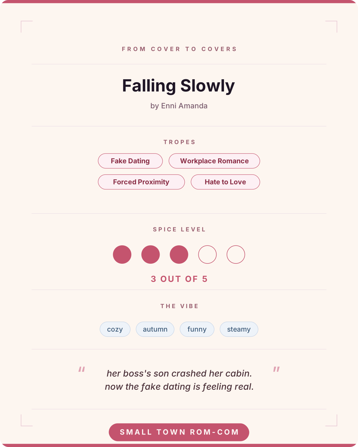 Falling Slowly (Cozy Creek Collection #6)