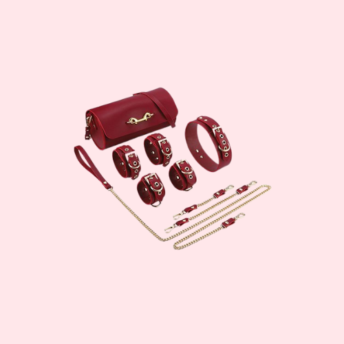 Kinky Play Box Federico Luxurious Leather Restraint Kit