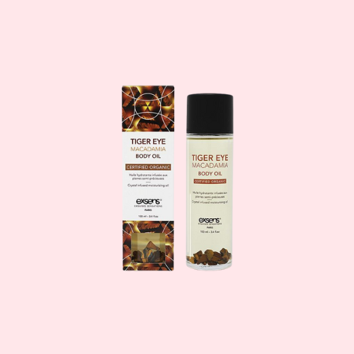 Crystal Organic Body Oil - Tiger Eye Macadamia