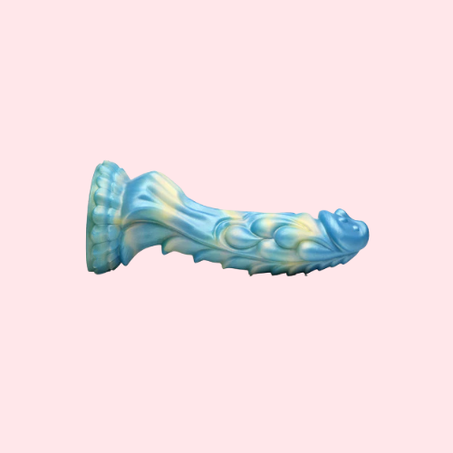 Sea Stallion Vibrating Silicone Dildo with Remote