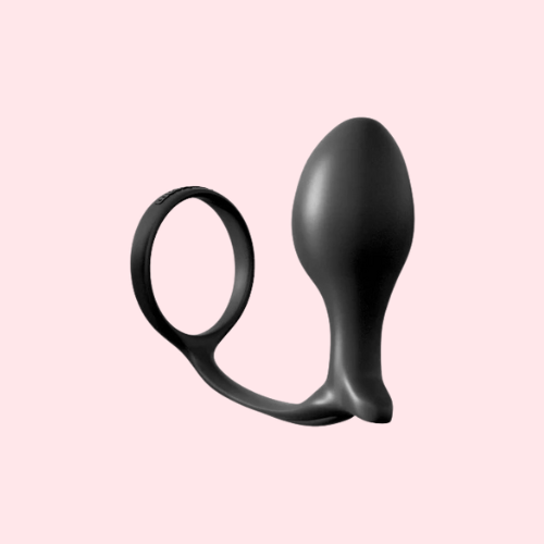 Ass-Gasm Cock Ring Advanced Plug