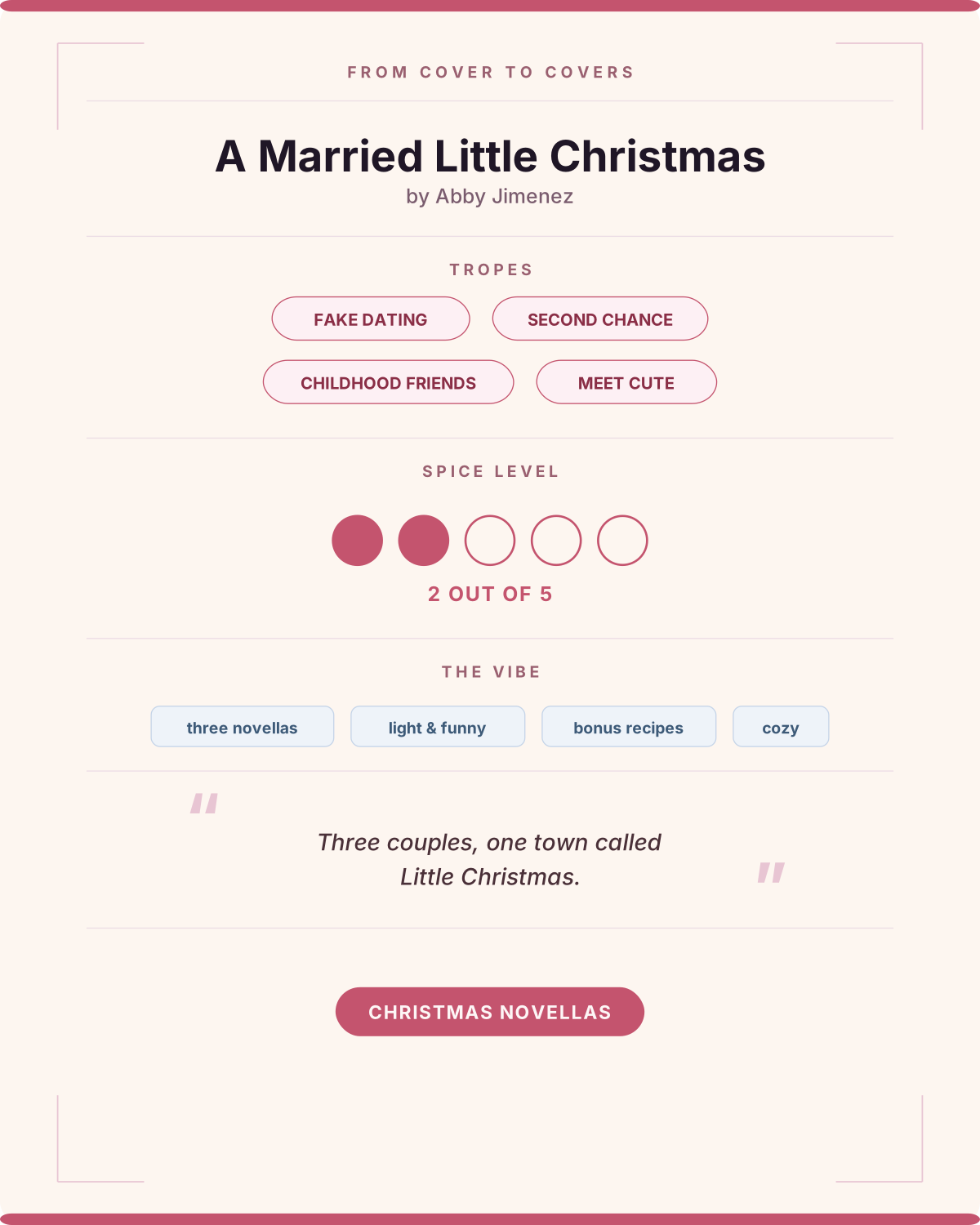A Married Little Christmas (Hardcover Deluxe Edition)