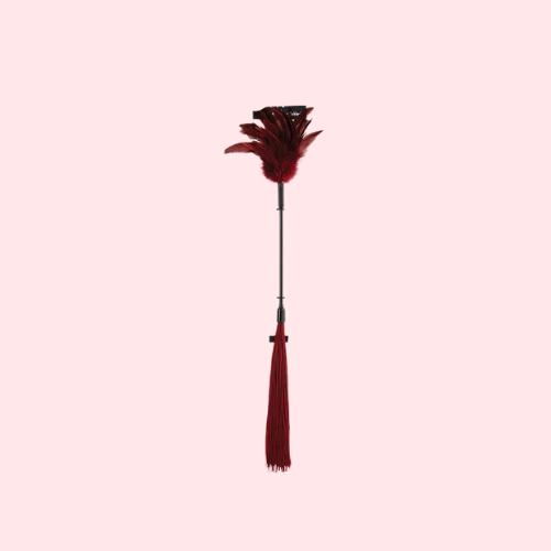 Shadow Feather Tickler Dual-Ended Flogger