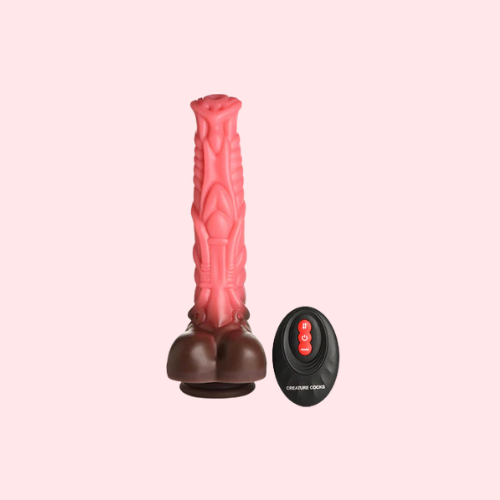 Centaur Thrusting & Vibrating Silicone Dildo with Remote Control