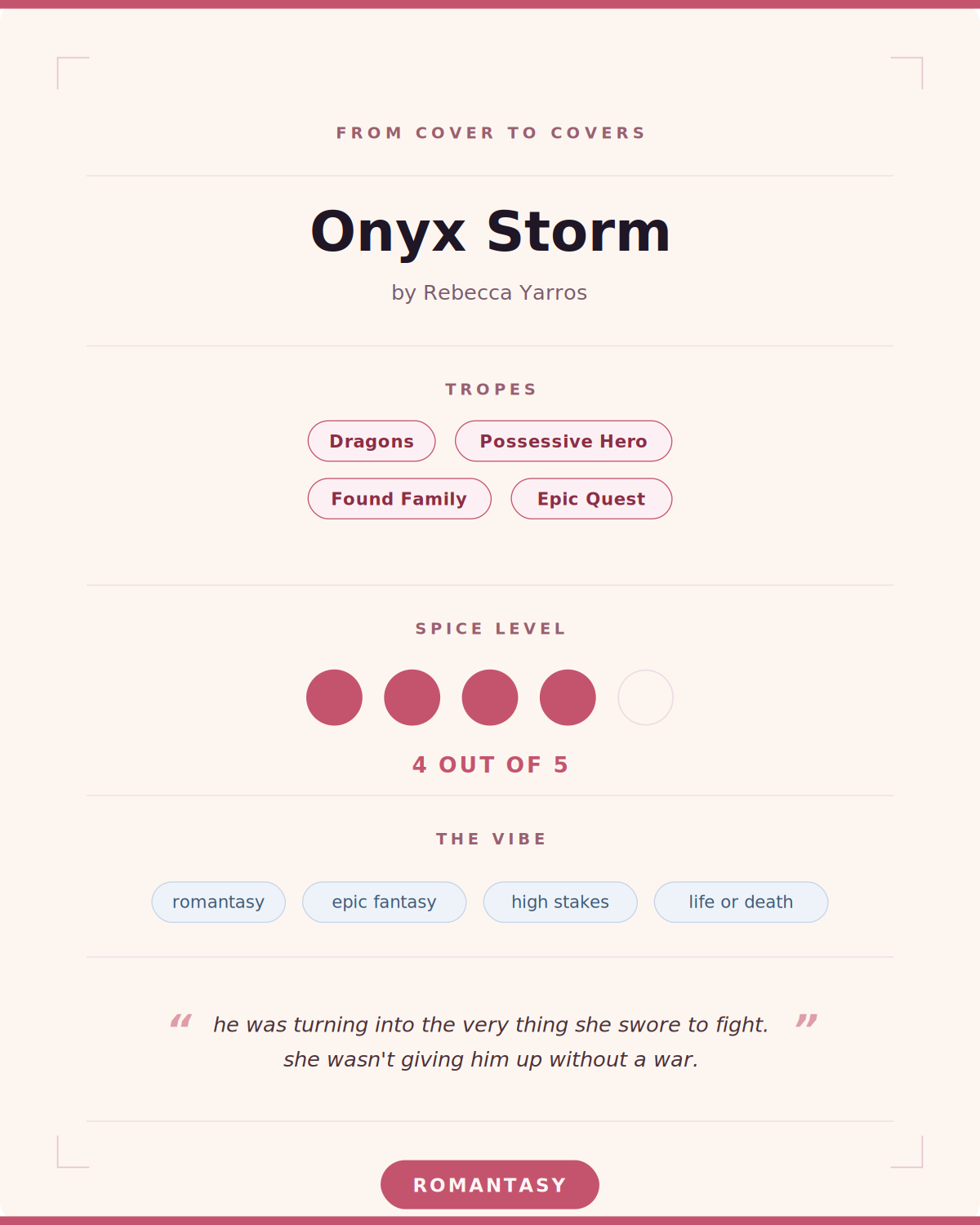 Onyx Storm (Hardcover Wing and Claw Collection) (Empyrean #3)