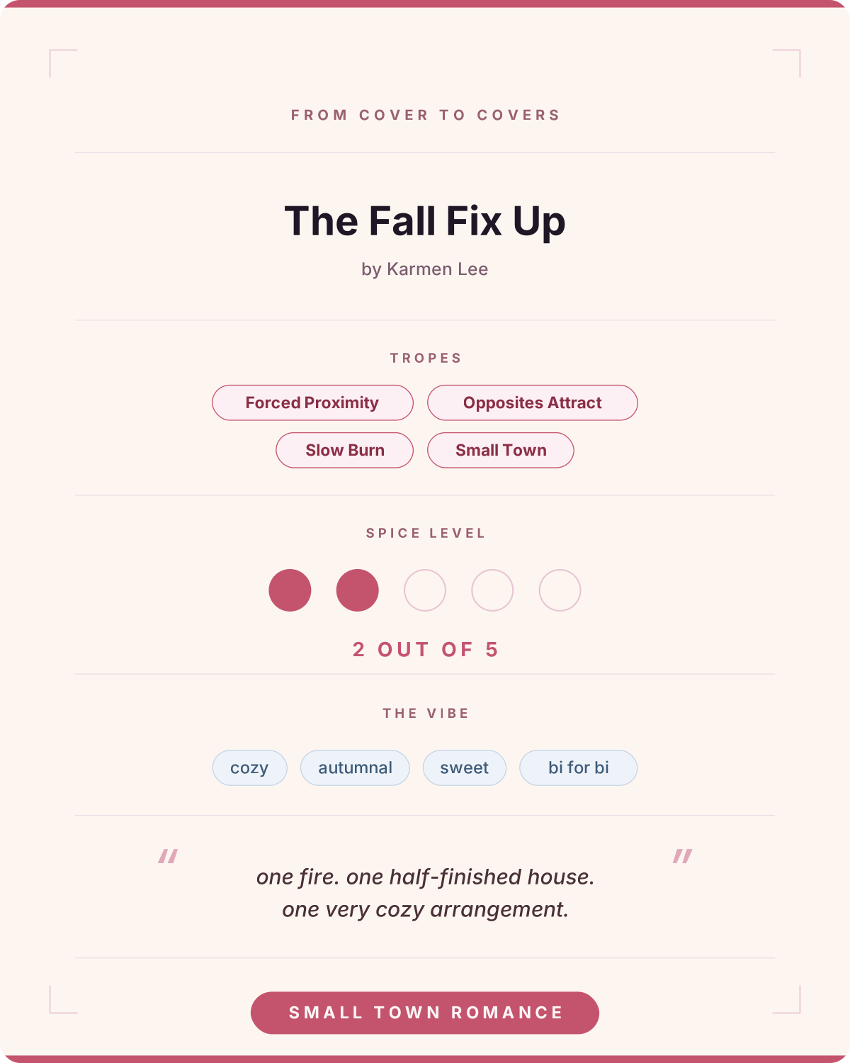 The Fall Fix Up  (Peach Blossom #4)