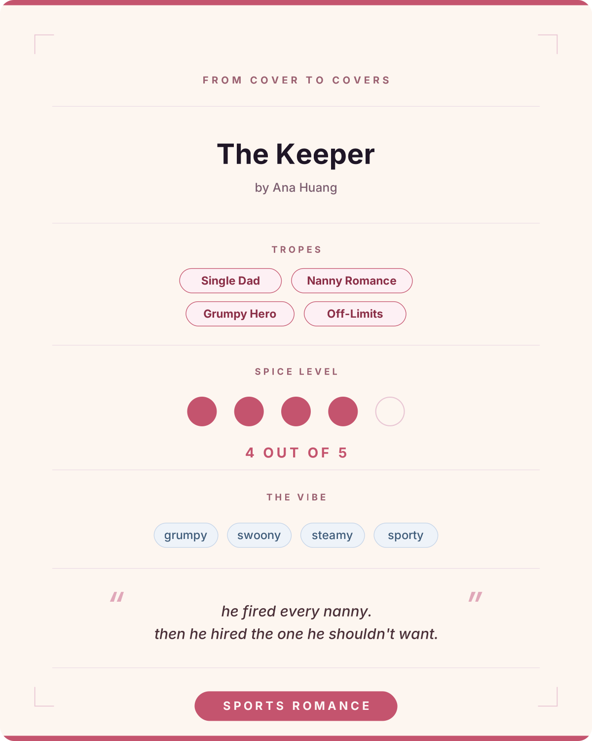 The Keeper (Deluxe Edition) (Gods of the Game #3)